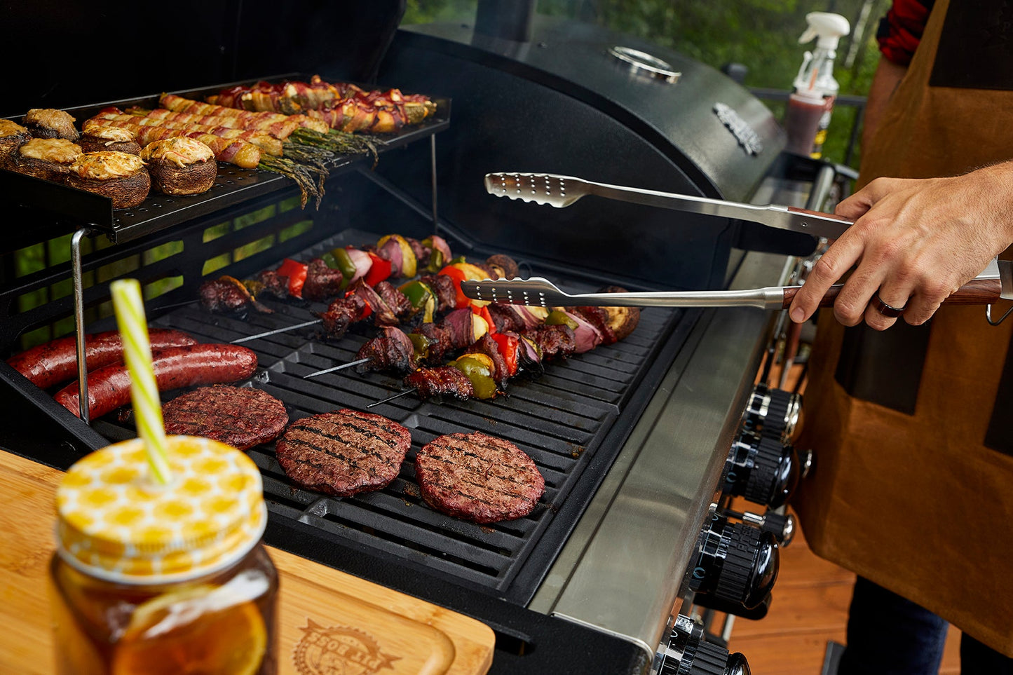 Pit Boss Memphis 1.0 Ultimate Combo Smoking BBQ Grill with Cover + Regulator