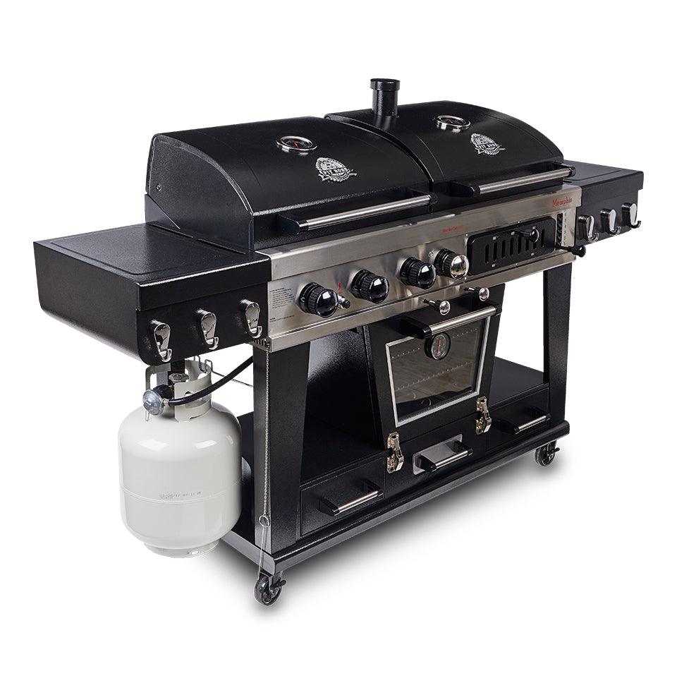 Pit Boss Memphis 1.0 Ultimate Combo Smoking BBQ Grill with Cover + Regulator