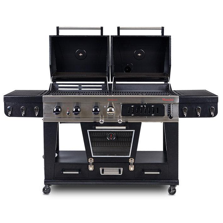 Pit Boss Memphis 1.0 Ultimate Combo Smoking BBQ Grill with Cover + Regulator
